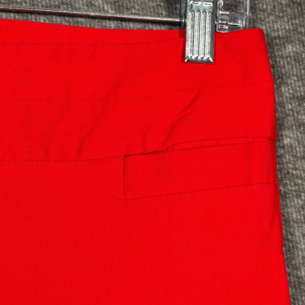 The Limited Exact Stretch Red Dress Pants Womens Size 2 Straight Leg Workwear - Picture 4 of 11